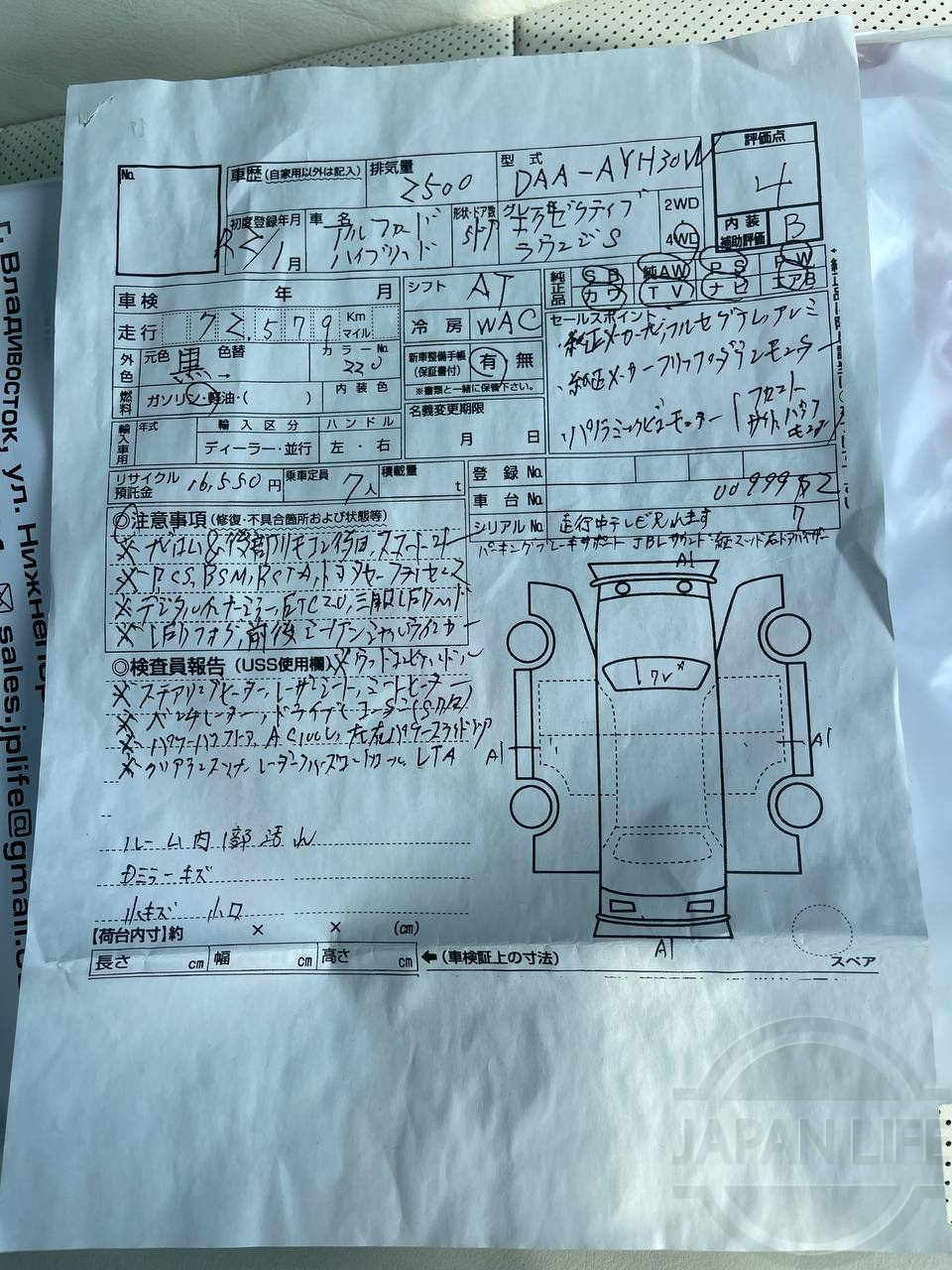 Фото Toyota Alphard - Japan Life 