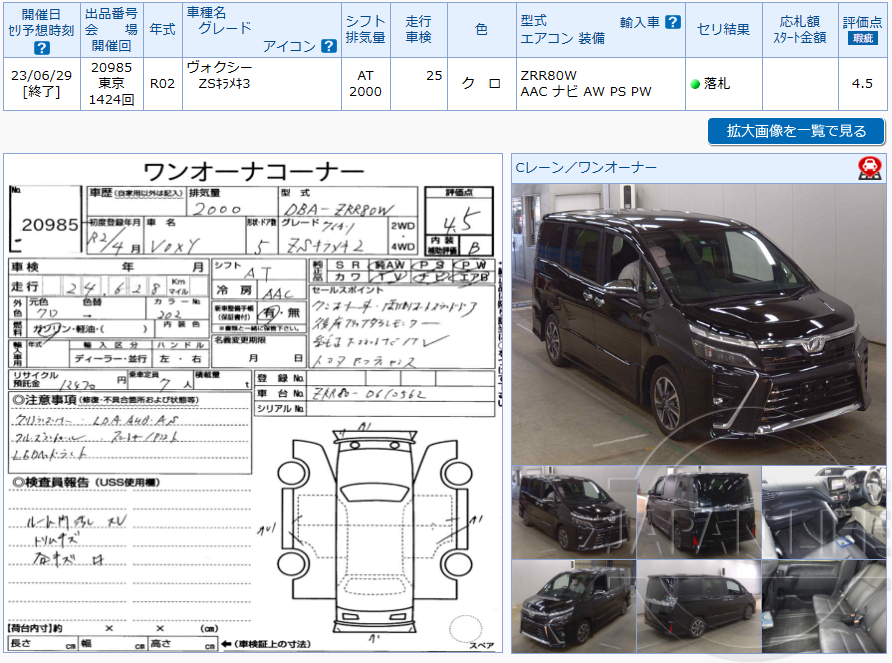 Фото Toyota Voxy - Japan Life 