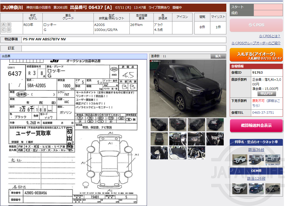 Фото Daihatsu Rocky - Japan Life 