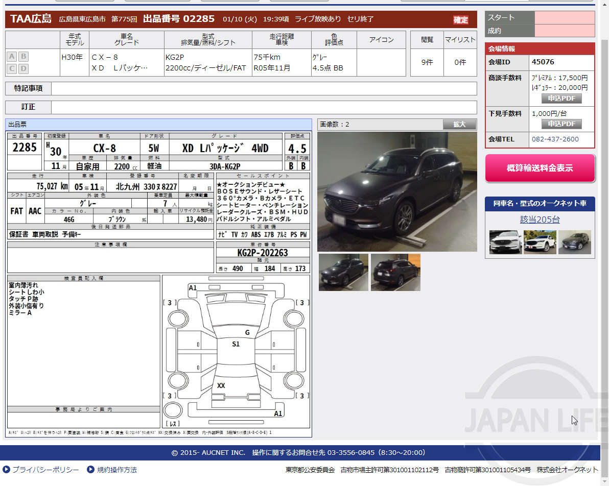 Фото Mazda CX-8 - Japan Life 