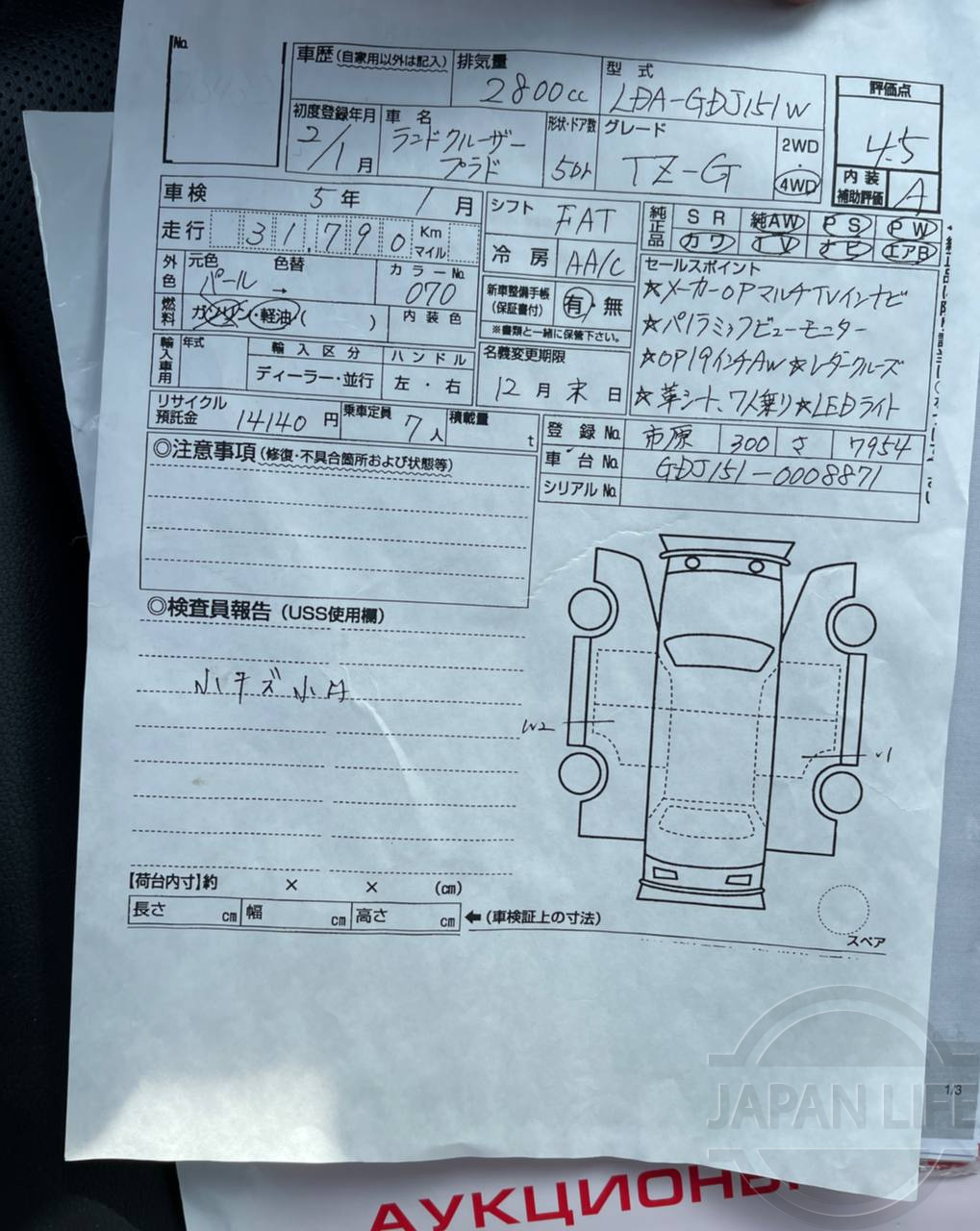 Фото Toyota Land Cruiser Prado - Japan Life 