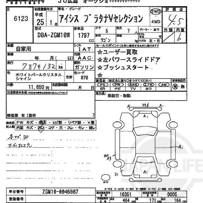 Фото Toyota Isis - Japan Life 