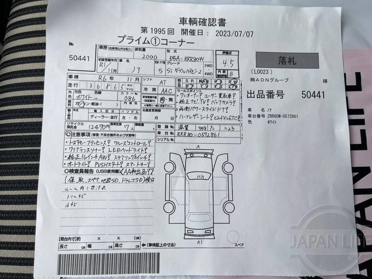 Фото Toyota Noah - Japan Life 