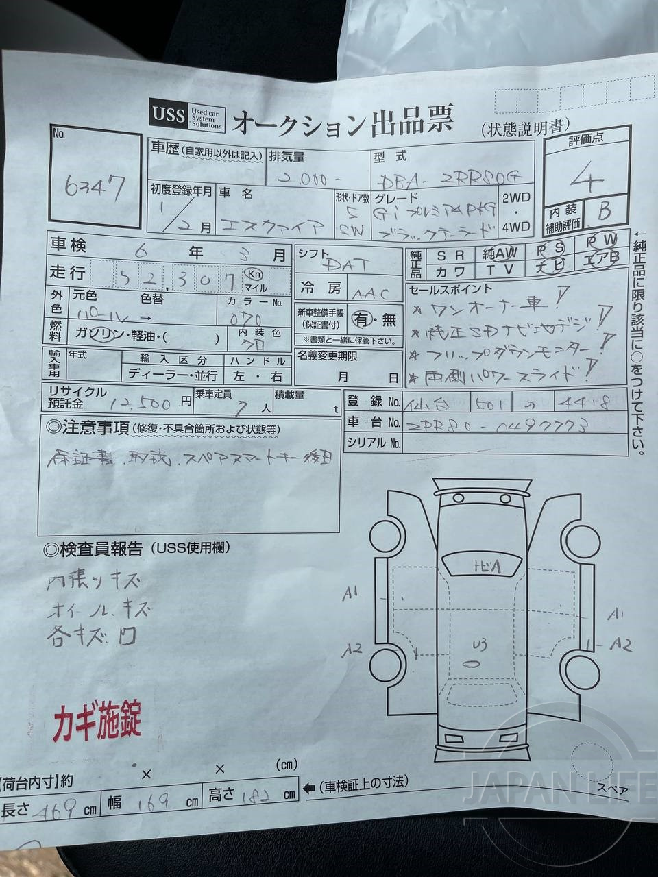 Фото Toyota Esquire - Japan Life 