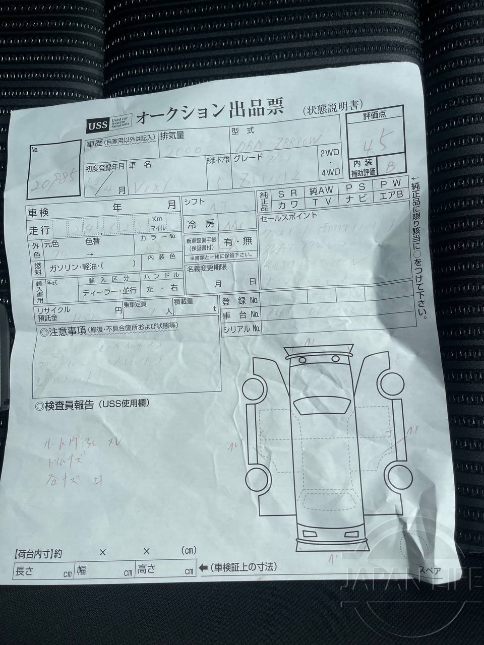 Фото Toyota Voxy - Japan Life 