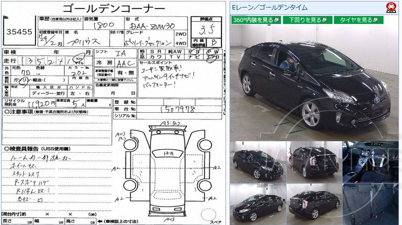 Фото Toyota Prius - Japan Life 
