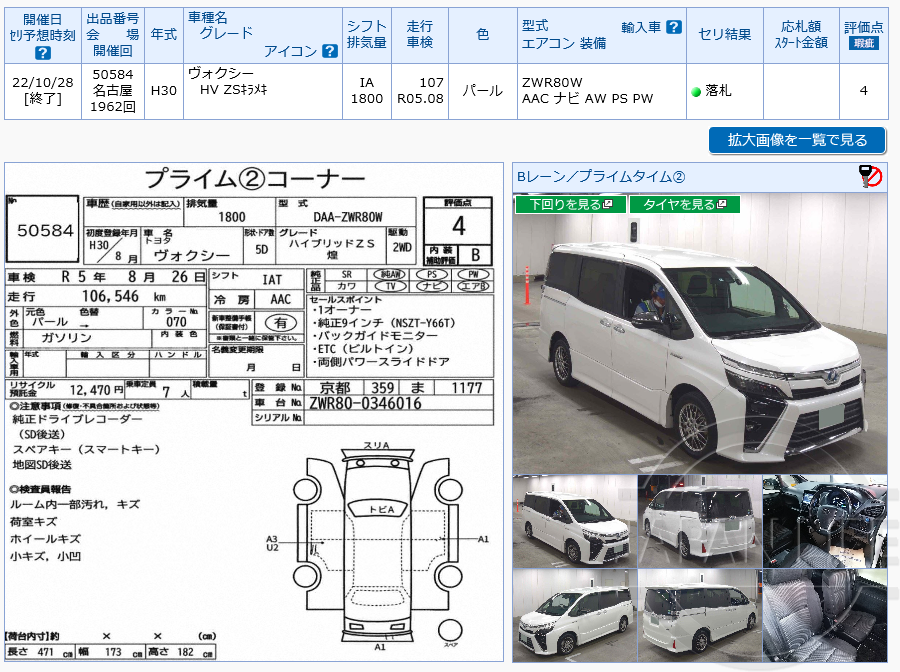 Фото Toyota Voxy - Japan Life 