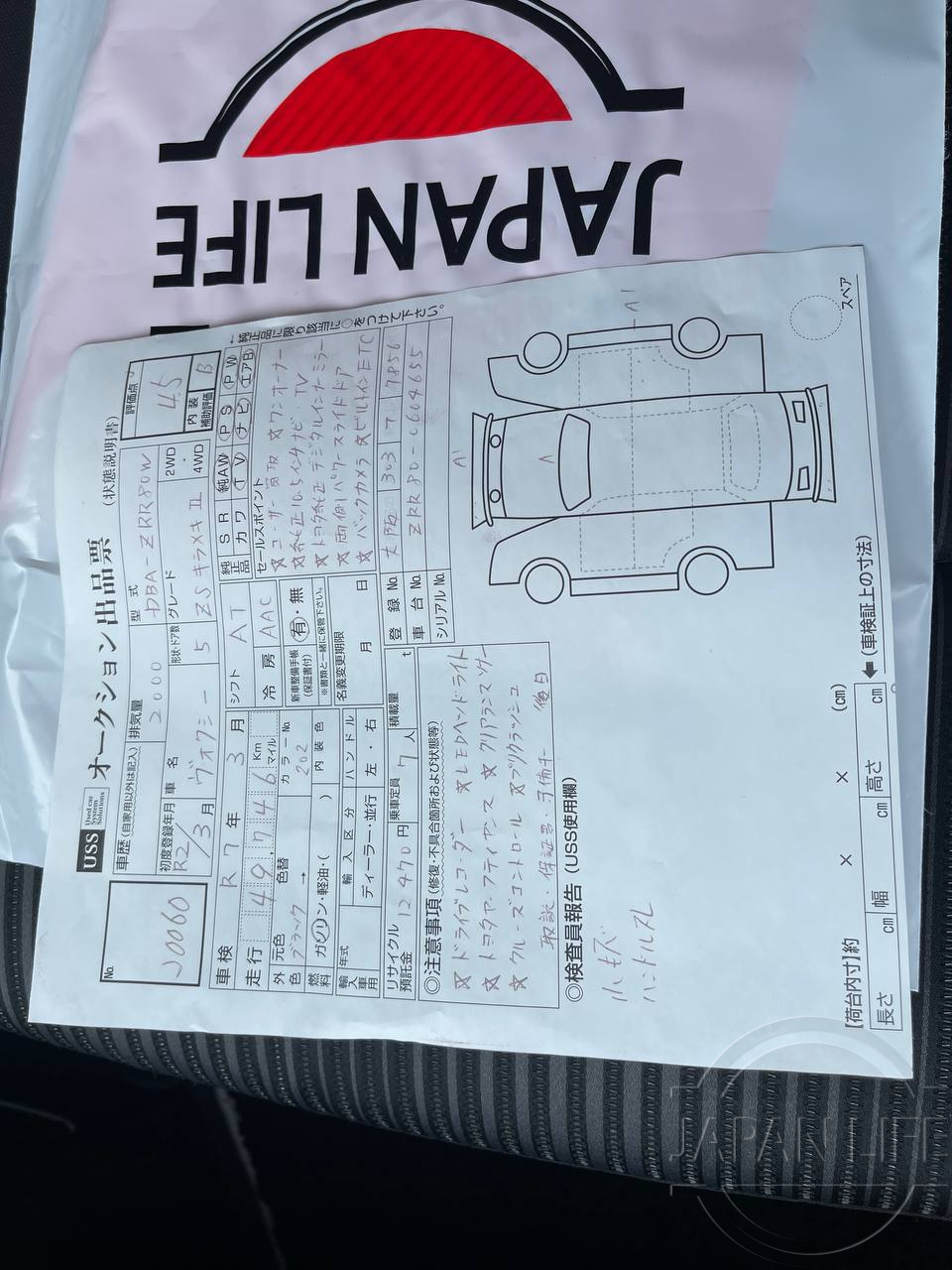 Фото Toyota Voxy - Japan Life 