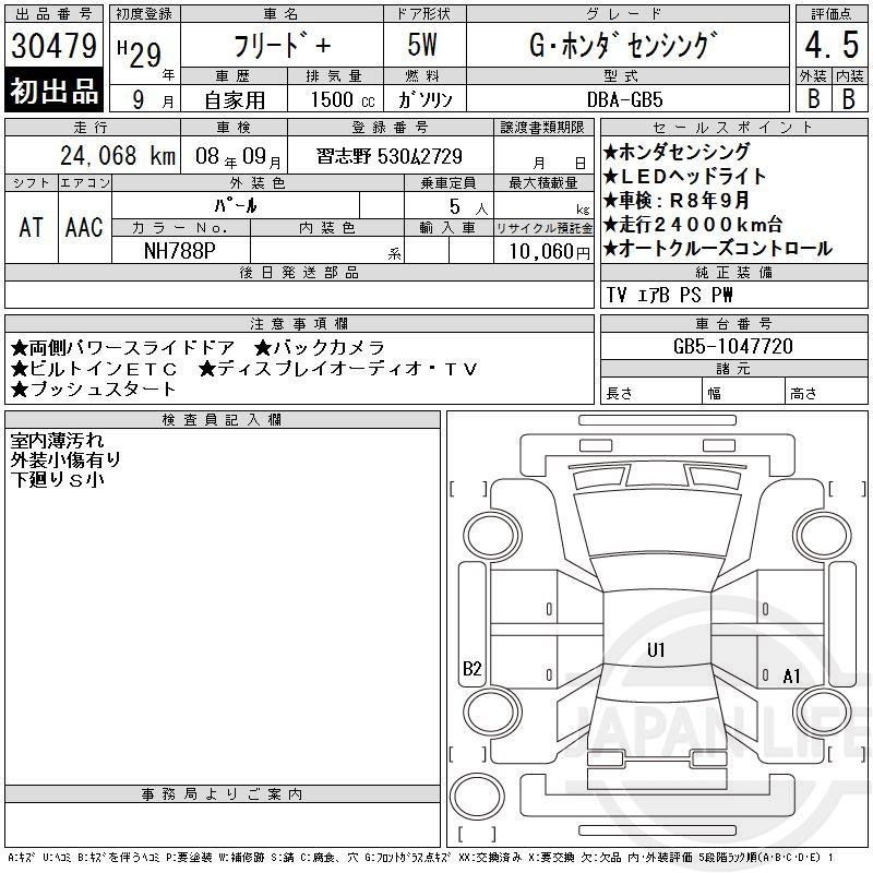 Фото Honda Freed+ - Japan Life 
