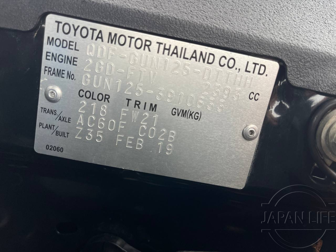 Фото Toyota Hilux - Japan Life 