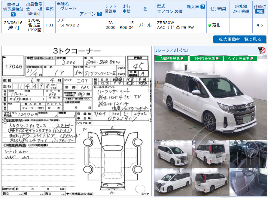 Фото Toyota Noah - Japan Life 