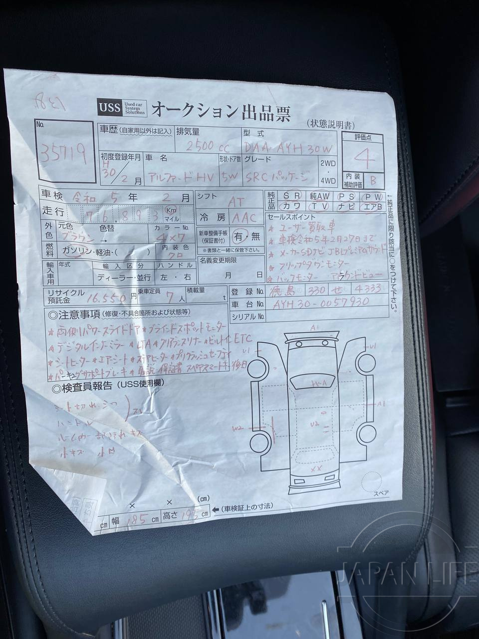 Фото Toyota Alphard - Japan Life 