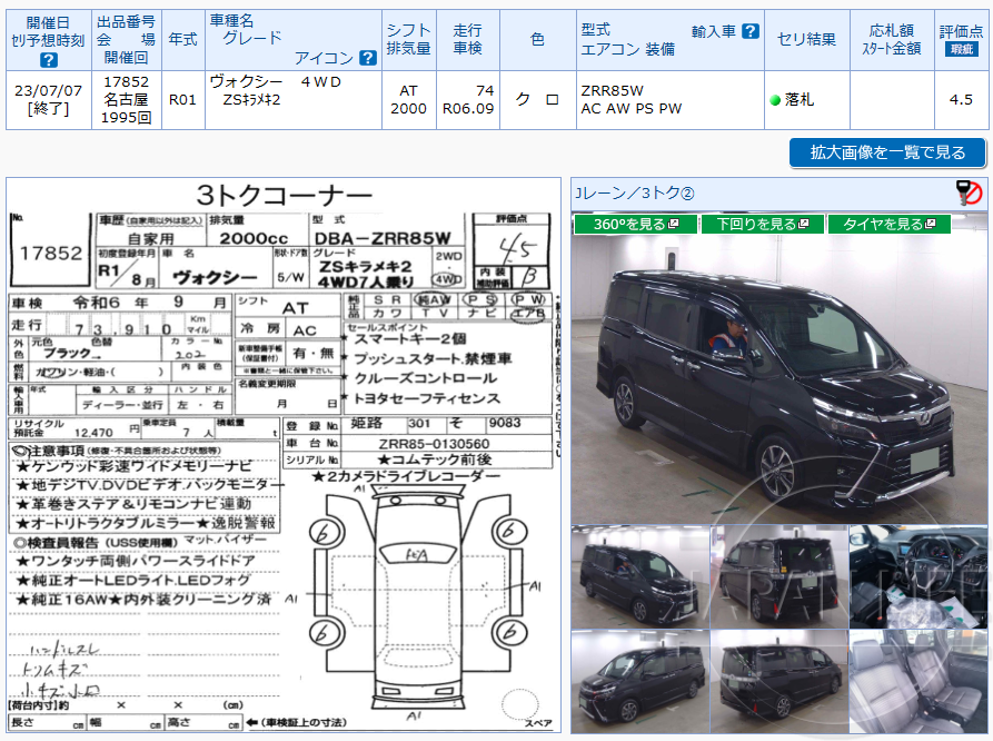 Фото Toyota Voxy - Japan Life 