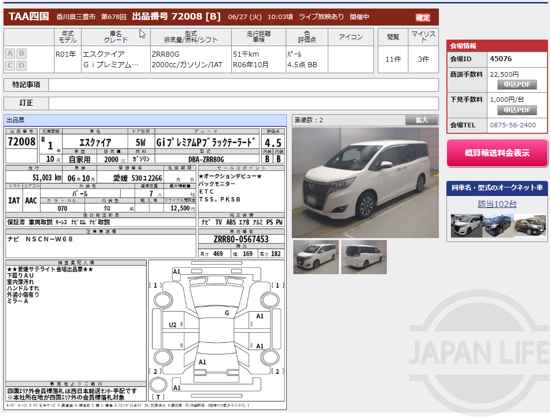 Фото Toyota Esquire - Japan Life 