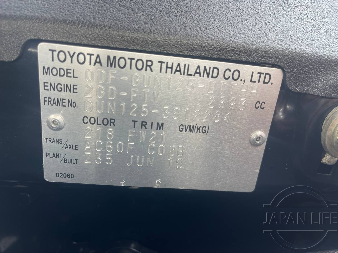 Фото Toyota Hilux - Japan Life 