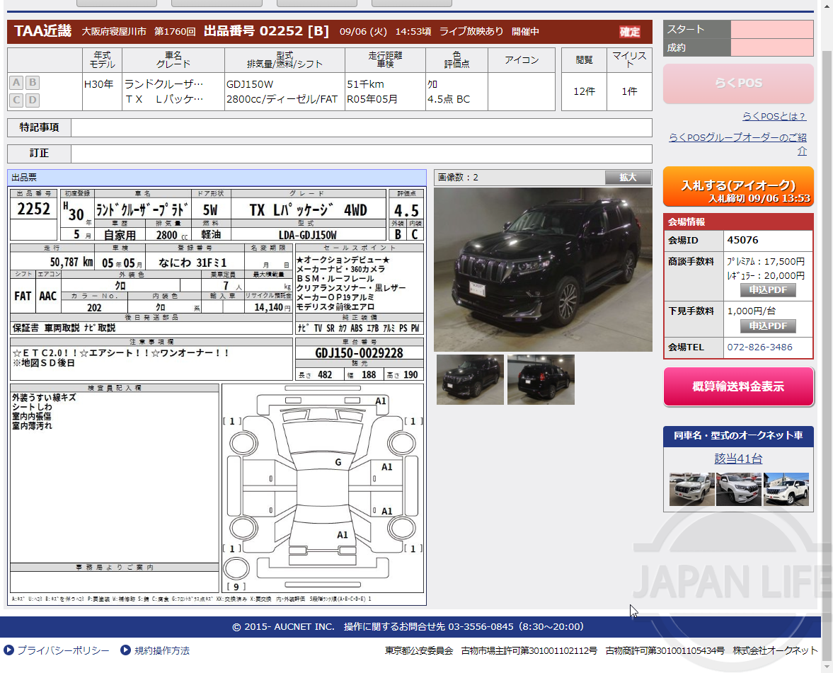 Фото Toyota Land Cruiser Prado - Japan Life 